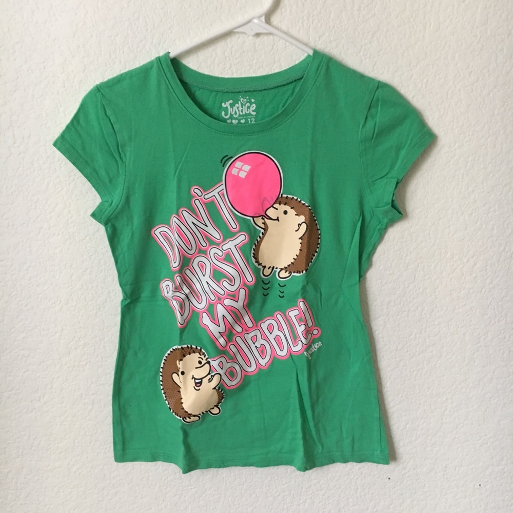 Justice graphic shirt